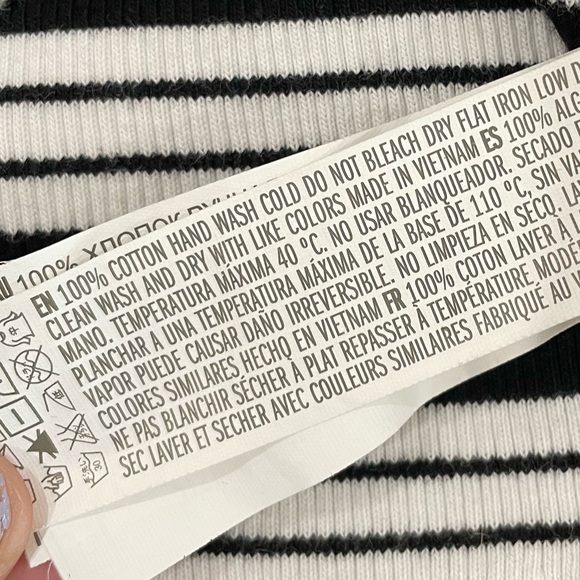 Forever 21 Striped Cotton Top (M) - Picture 8 of 9